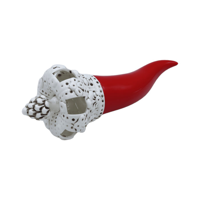 Cornicello With White Crown 28cm