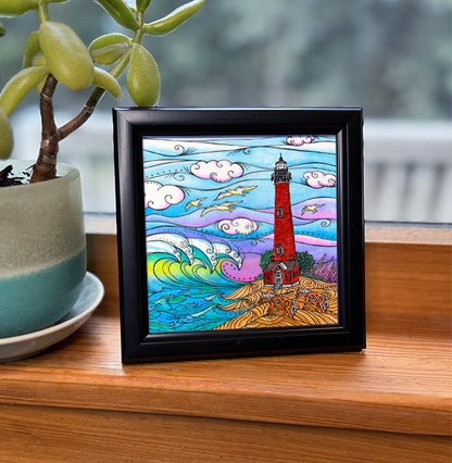 Corolla Waves Framed Art