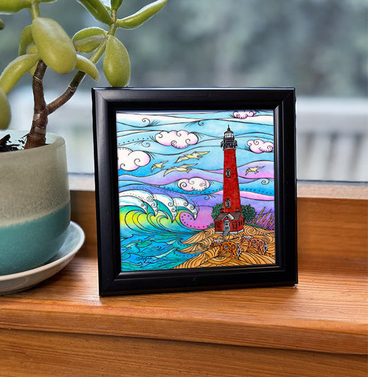 Corolla Waves Framed Art