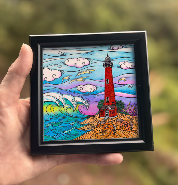 Corolla Waves Framed Art