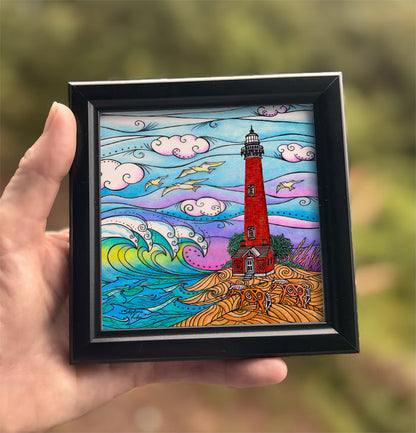 Corolla Waves Framed Art