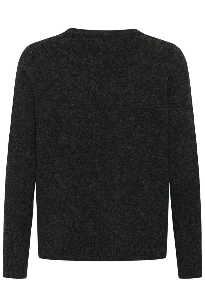 Cream 10615298 CRHope Knit Jumper in dark charcoal knit Shop Cream at Dotique