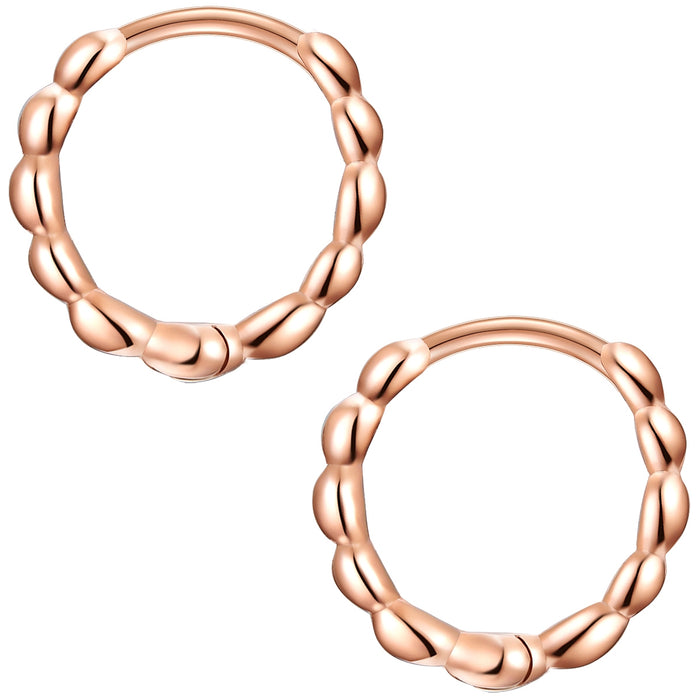 Creolen roségold Drops