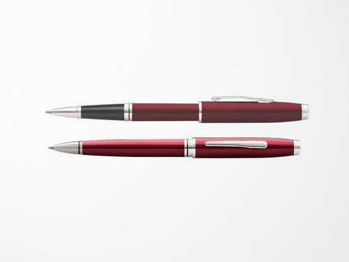 TESTER TESTER Cross Coventry Pen - Red Lacquer with Chrome