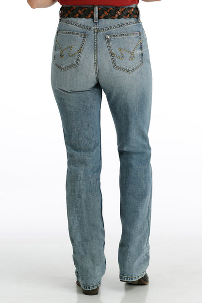 Cruel Women's Quinn Relaxed Straight Jean in Light Stonewash