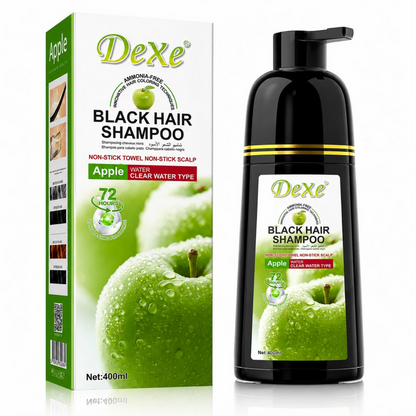 Dexe Apple Black Hair Dye Shampoo 400ml