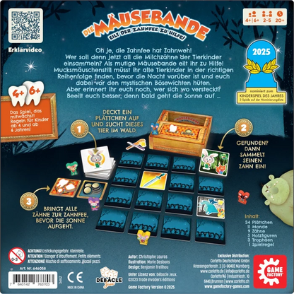 Die Mäusebande - Kooperatives Memospiel für Kids