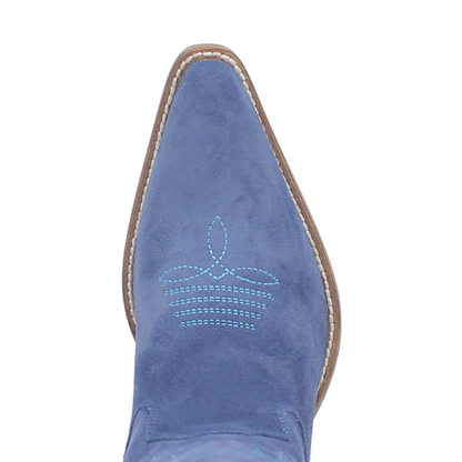 Dingo Women's Thunder Road Suede Boot in Blue