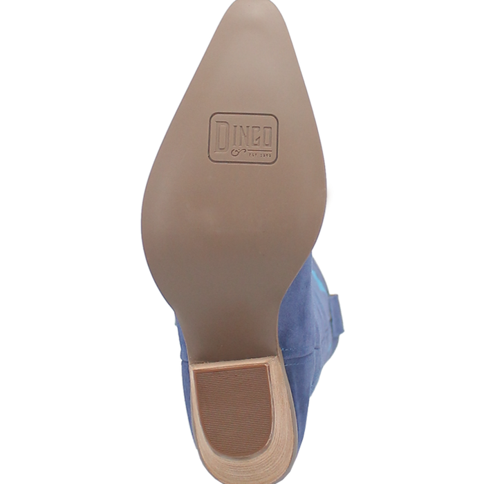 Dingo Women's Thunder Road Suede Boot in Blue