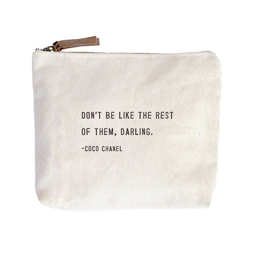 Don't Be Like Canvas Zip