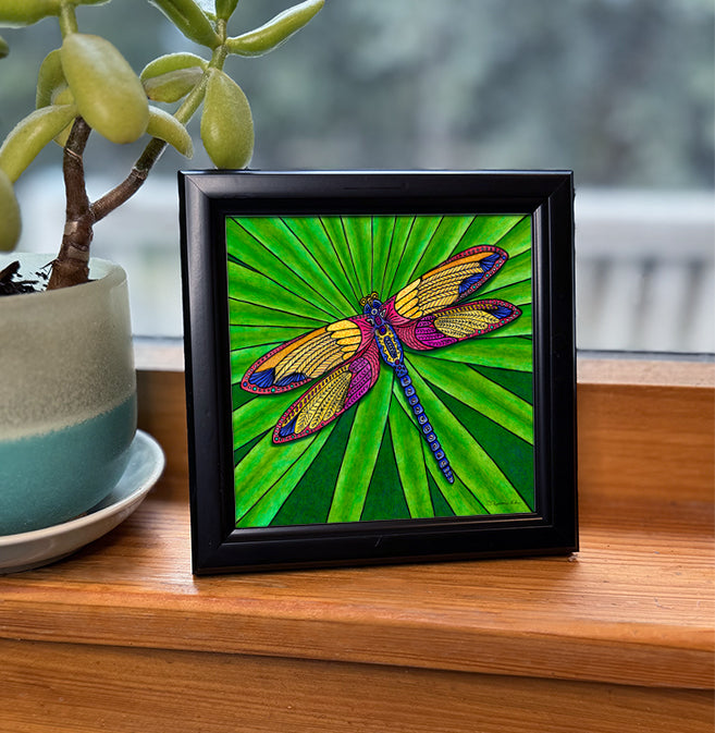 Dragonfly Framed Art