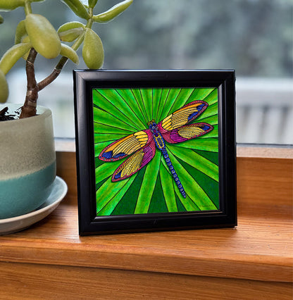 Dragonfly Framed Art
