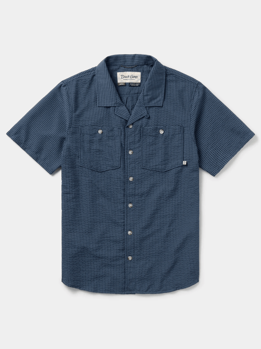 Duck Camp Men's Coastal Seersucker Shirt Short Sleeve Duck Camp Men's Short Sleeve Button Down Shirts Rivers and Glen Trading Co