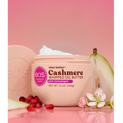 EOS Pink Champagne Cashmere Whipped Oil Butter 12oz