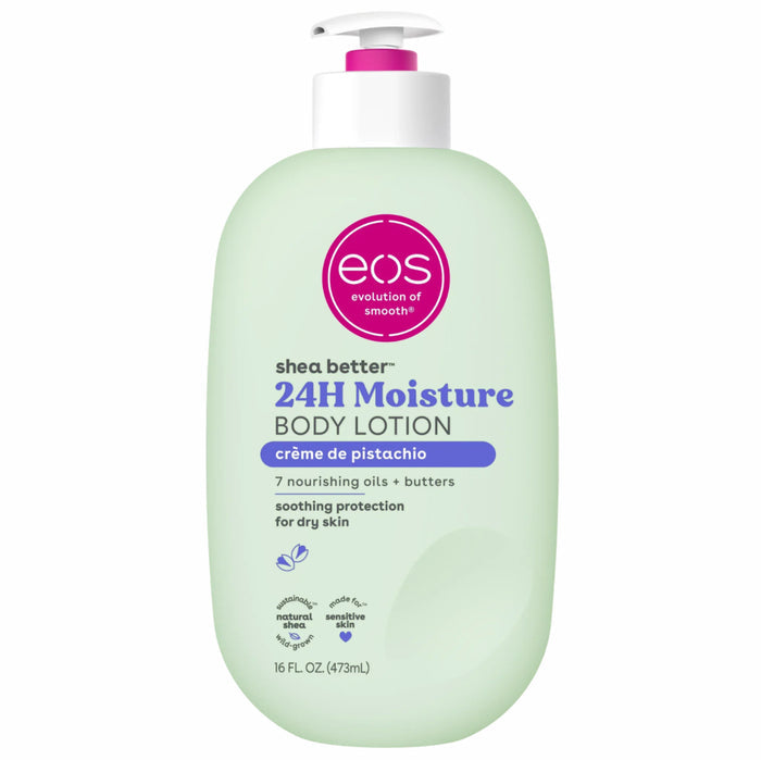EOS Shea Better 24H Moisture Body Lotion Crème De Pistachio 473ml with pump old packaging
