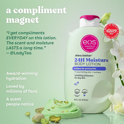 EOS Shea Better 24H Moisture Body Lotion Crème De Pistachio 473ml