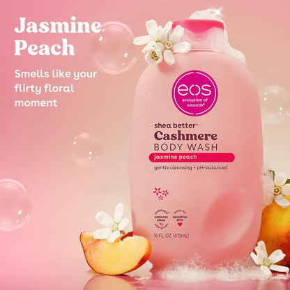 EOS Shea Better Cashmere Body Wash Jasmine Peach 473ml