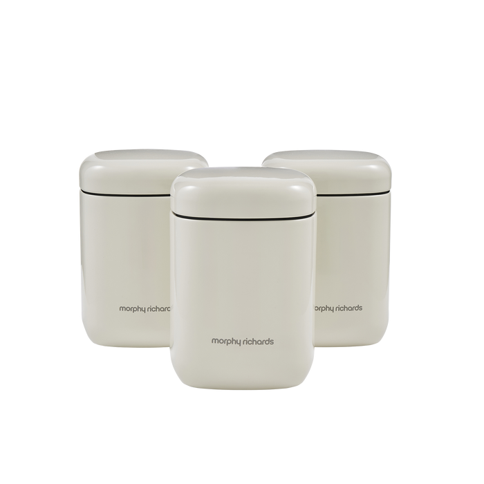 Equip 3 Storage Cream Canisters Set