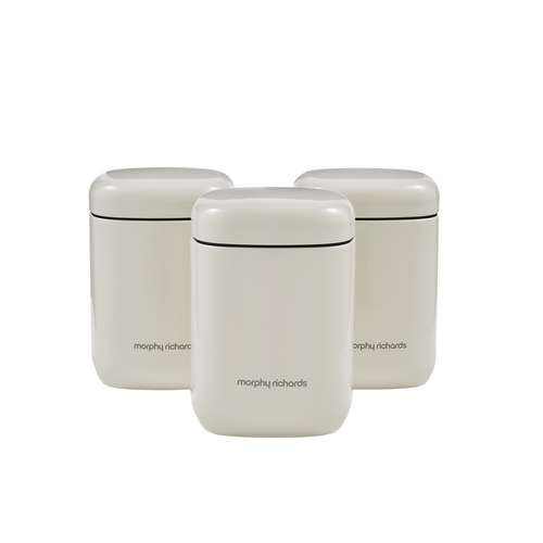 Equip 3 Storage Cream Canisters Set