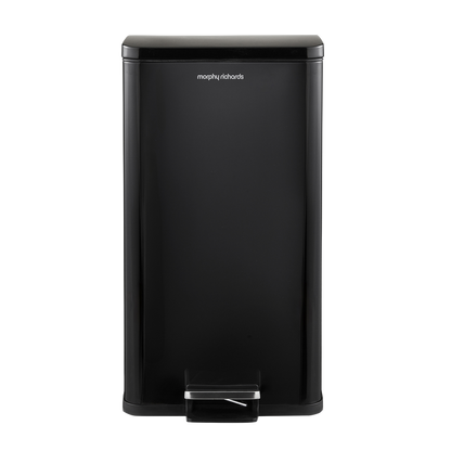 Black 30L Kitchen Pedal Bin