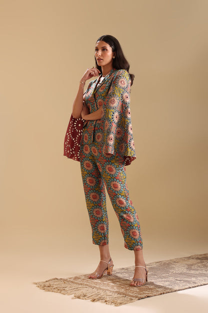 Eraya Embellished Blazer Set