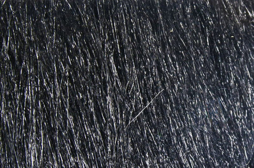 Extra Select Craft Fur Hareline Dubbin Black Fly Tying Rivers and Glen Trading Co