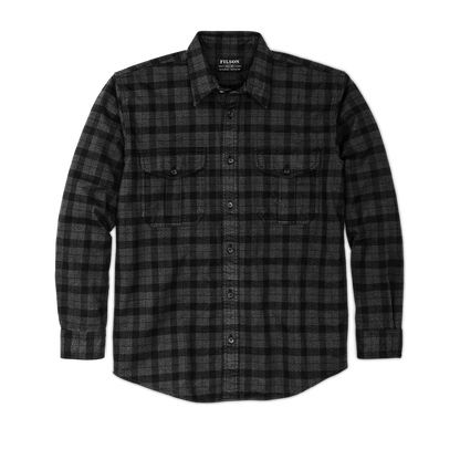 Heather Black Plaid / M