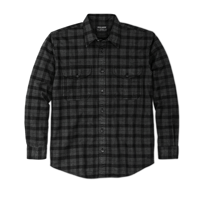 Heather Black Plaid / XXL