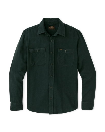 Filson Rangeland Flannel Shirt Filson Forest Green / L Men's Long Sleeve Button Down Shirts Rivers and Glen Trading Co