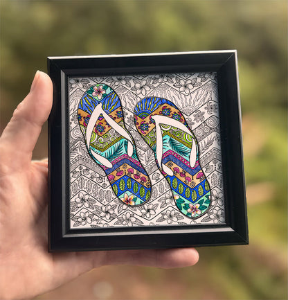 Flip Flops Framed Art