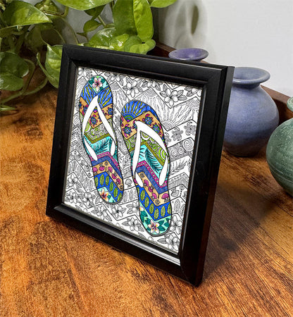 Flip Flops Framed Art