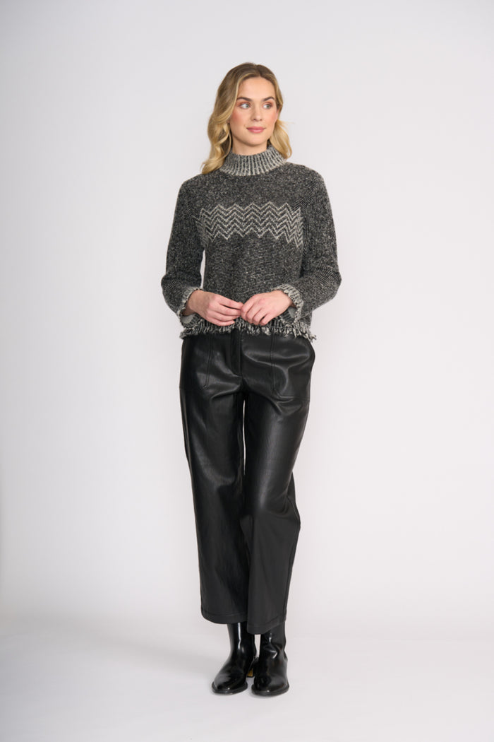 Foil FO8377 Tussle Me Jumper Mono on model Shop Foil at Dotique