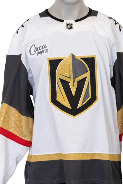 Game-Issued: #5 Daniil Chayka White Circa Set Jersey 2022/23 Season-14966 - Vegas Team Store
