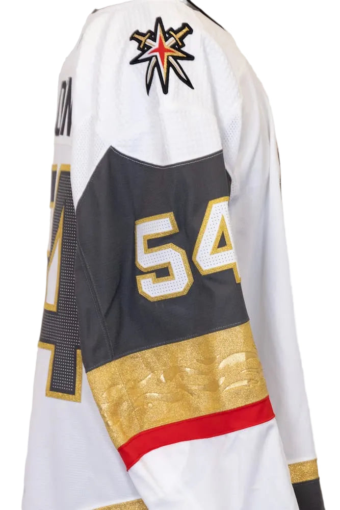 Game-Issued: #54 Jermaine Loewen White Set 1 Jersey 2019/20 Season-4810 - Vegas Team Store
