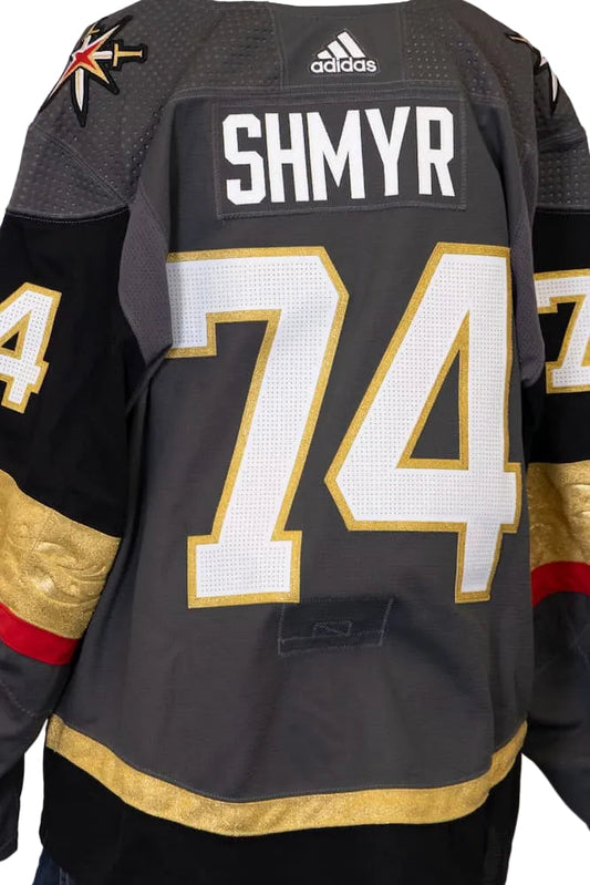 Game-Issued: #74 Braylon Shmyr Gray Set 1 Jersey 2019/20 Season-4777 - Vegas Team Store