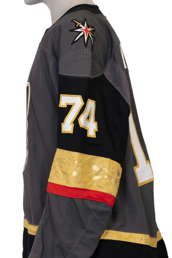 Game-Issued: #74 Braylon Shmyr Gray Set 1 Jersey 2019/20 Season-4777 - Vegas Team Store
