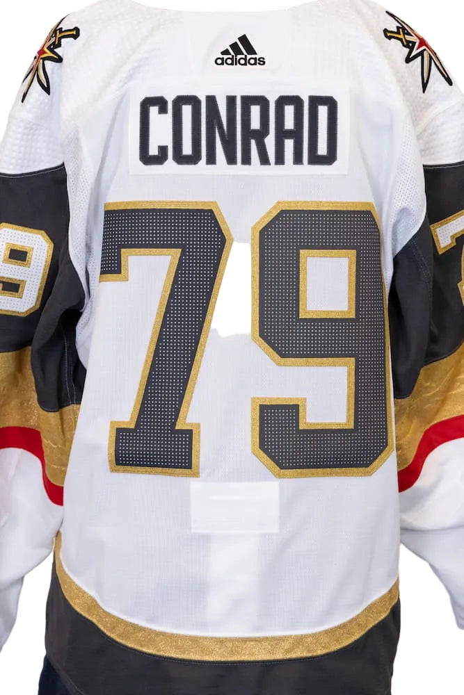 Game-Issued: #79 Colt Conrad White Set 1 Jersey 2022/23 Season-16985 - Vegas Team Store