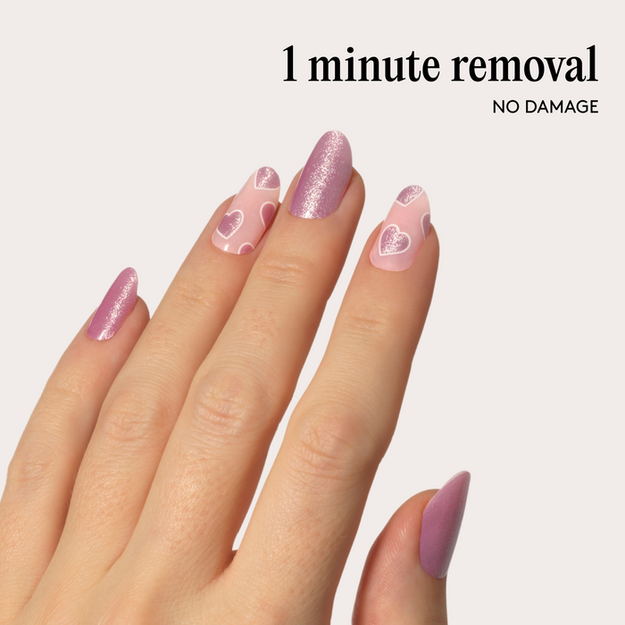 Gel Nail Wraps - In a Heartbeat
