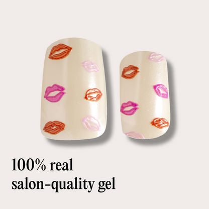 Gel Nail Wraps - Pucker Up