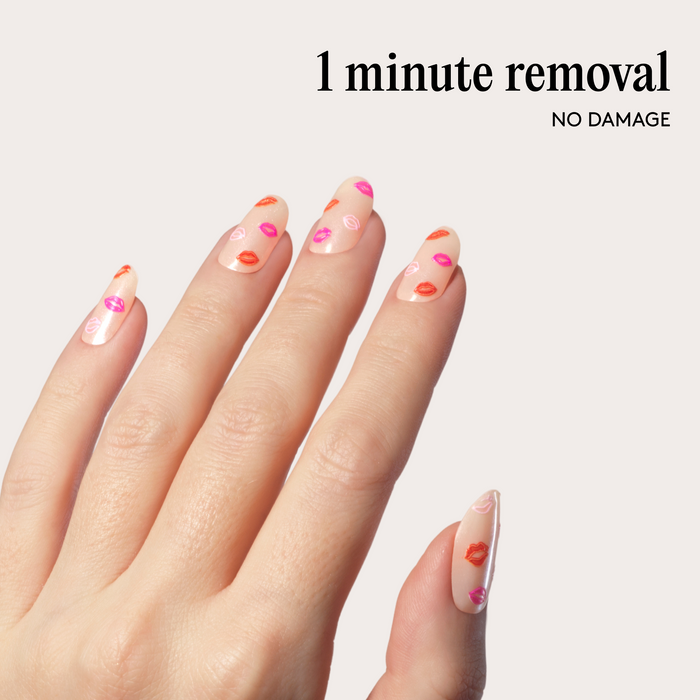 Gel Nail Wraps - Pucker Up