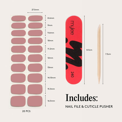 Gel Nail Wraps - Tainted Love