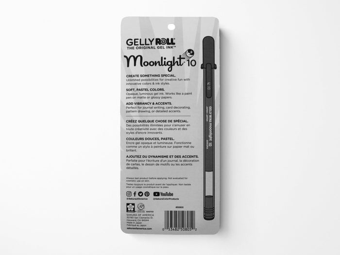 Gelly Roll Moonlight Pens Set of 5 Bold Pastels