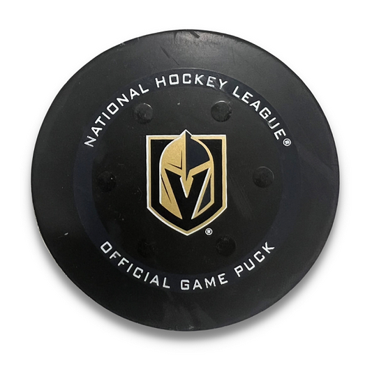Goal Puck: #48 Tomas Hertl - VGK vs NYI - 11/13/25 - 20309 - Vegas Team Store