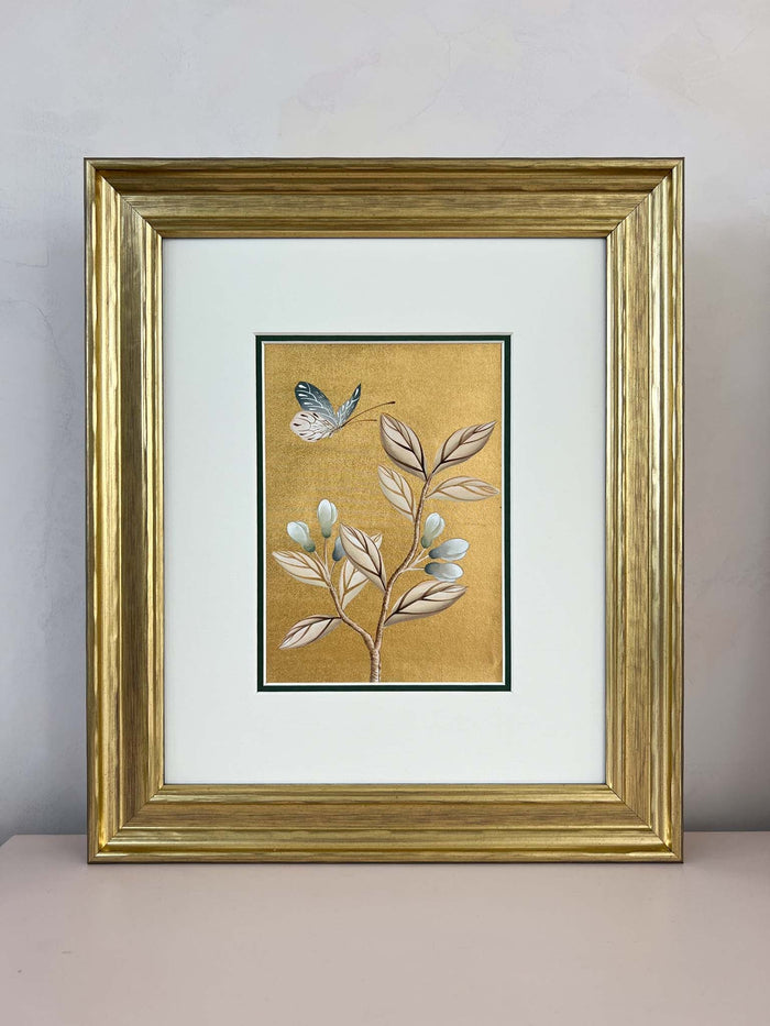 Gold Original Silk Painting (A) - Diane Hill