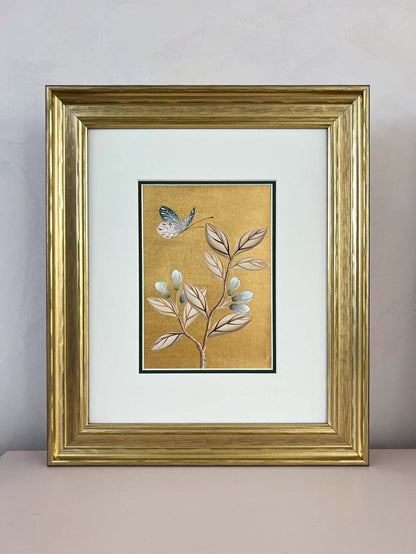 Gold Original Silk Painting (A) - Diane Hill