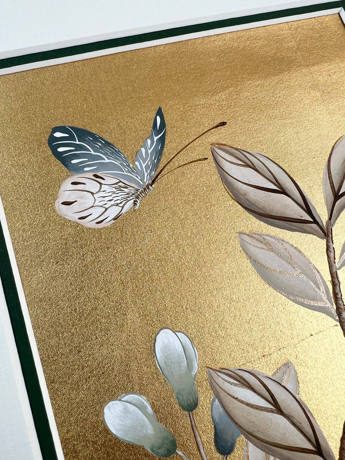 Gold Original Silk Painting (A) - Diane Hill