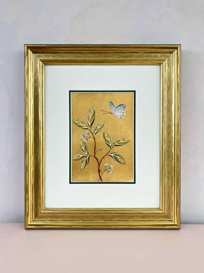 Gold Original Silk Painting (B) - Diane Hill