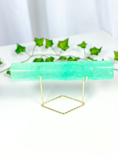 Green Emerald Fluorite Bracelet Stand (120B)