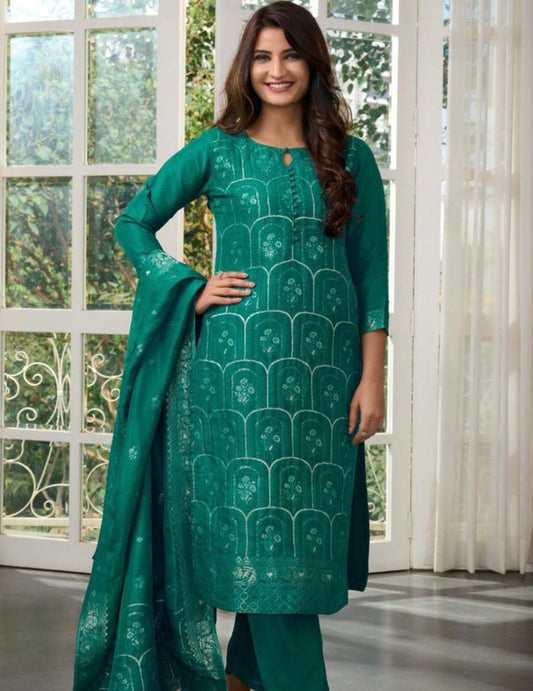Green Full Suit Set