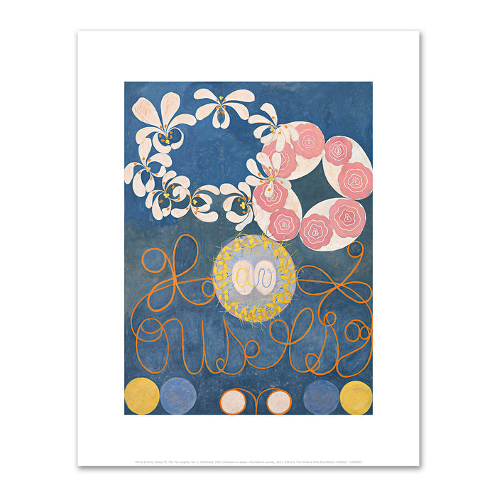 Hilma af Klint, Group IV, The Ten Largest, No. 1, Childhood, 1907, Fine Art prints in various sizes from Museums.Co